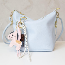 Dámská kabelka Luka 26-110 DOLLARO + CHOCO-HORSE modrá