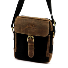 Pánské crossbody Wild AW-S02-MHC černá, hnědá