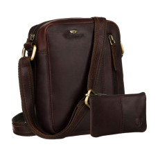 Pánské crossbody Peterson PTN 705E-OPU hnědá