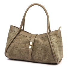 Dámská kabelka Camilla PREMIUM 10.014 CROCO taupe