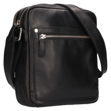 Lagen KOŽENÁ CROSSBODY XOAN ČERNÁ