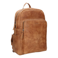 Lagen KOŽENÝ BATOH OREN CAMEL