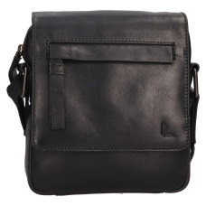 Lagen PÁNSKÁ KOŽENÁ CROSSBODY BASIL ČERNÁ