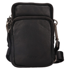 Lagen PÁNSKÁ KOŽENÁ CROSSBODY CHELSEA ČERNÁ