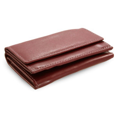 Burgundy dámská kožená mini peněženka 511-4392A-34