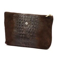 Gregorio COSMETICS-004 CROCO tmavě hnědá