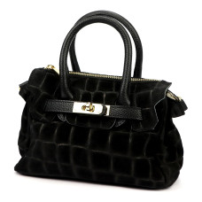 Dámská kabelka Luka 26-146 MINI CROCO černá