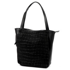 Dámská kabelka Luka 26-162 CROCO černá