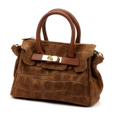 Dámská kabelka Luka 26-146 MINI CROCO hnědá