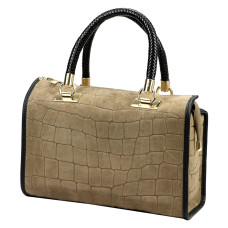Dámská kabelka Camilla PREMIUM 10.019 CROCO taupe