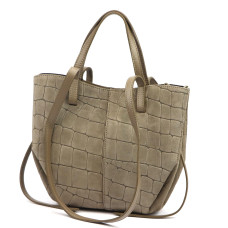 Dámská kabelka Luka 24-082 CROCO taupe