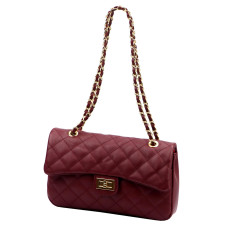 Dámská kabelka Camilla PREMIUM 10.018 MIDI SAVAGE bordó
