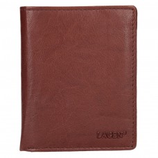 Lagen pánská peněženka kožená V-2-hnědá - BRN