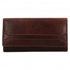 Lagen dámská peněženka kožená W-2025/M - hnědá - BRN