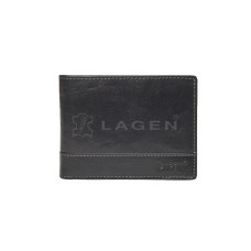 Lagen pánská peněženka kožená 64665/T - černá - BLK