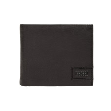 Lagen Pánská peněženka kožená LG-1126-černá - BLK