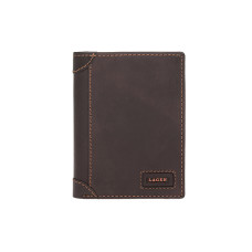 Lagen Pánská peněženka kožená LG-1124-hnědá - BRN