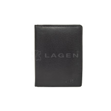 Lagen pánská peněženka kožená V-26-černá - BLK