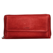 Lagen dámská peněženka kožená - 786-017/D - červená - TOMATO