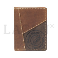 Lagen pánská peněženka kožená 51145-světle hnědá - TAN