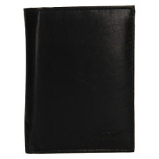 Lagen pánská peněženka kožená V-105 - černá - BLK