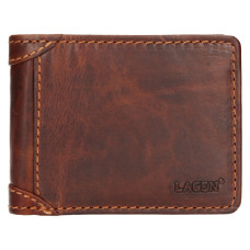 Lagen pánská peněženka kožená 511461/M - hnědá - BRN