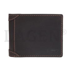 Lagen pánská peněženka kožená 511462 - hnědá - BRN