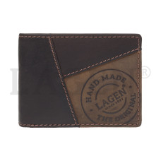 Lagen pánská peněženka kožená 511451 - hnědá - BRN