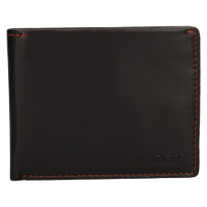 Lagen pánská peněženka kožená TP-802 - tmavě hnědá - D.BRN