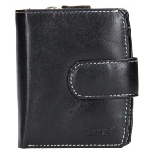 Lagen dámská peněženka kožená 3807/EST - černá - BLK
