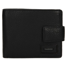 Lagen pánská peněženka kožená LG -10299 - černá - BLK
