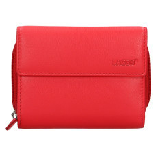 Lagen dámská peněženka kožená 932 - červená - RED