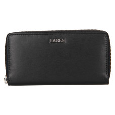 Lagen dámská peněženka kožená 50386 - černá - BLK