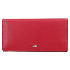 Lagen dámská peněženka kožená 50310 - červená - RED