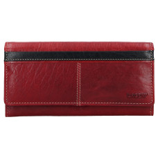 Lagen dámská peněženka kožená 7546/T - červená/černá - RED/BLK