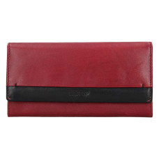 Lagen dámská peněženka kožená 50400 - červená/černá - CARDINAL/BLK
