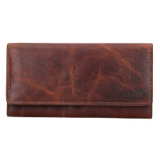 Lagen dámská kožená peněženka V-102/M - hnědá - BRN