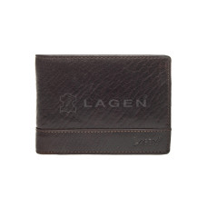 Lagen pánská peněženka kožená LM-64665/T-tmavě hnědá - DBR