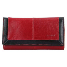 Lagen dámská peněženka kožená BLC/4228 - červená/černá - RED/BLK