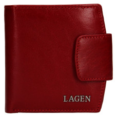 Lagen dámská peněženka kožená 50465 - červená - RED