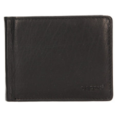 Lagen pánská peněženka kožená 6536 - černá - BLK