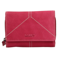 Lagen dámská peněženka kožená LG-2522 - růžová - FUCHSIA
