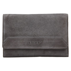 Lagen dámská peněženka kožená LG-11/D - šedá - GREY