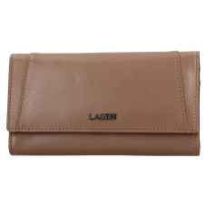 Lagen dámská peněženka kožená BLC/5064/621 - hnědá - TAUPE