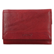 Lagen dámská peněženka kožená LG-10/T - červená - RED