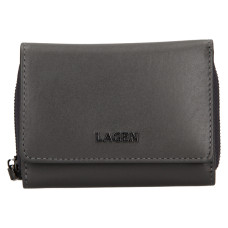 Lagen dámská peněženka kožená BLC/5314/222 - šedá - DARK GREY