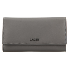 Lagen dámská peněženka kožená BLC/5065/621 - šedá - DARK GREY