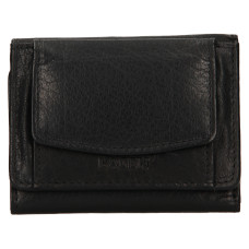 Lagen Dámská peněženka kožená W-2031- černá - BLK