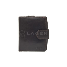 Lagen dámská peněženka kožená 3807/T-tmavě hnědá - DBR