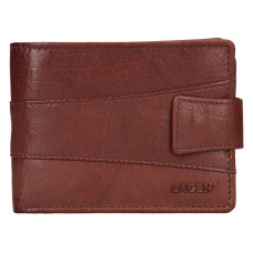 Lagen pánská peněženka kožená V-98 - hnědá - BRN